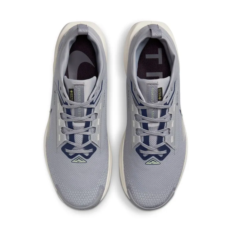 Nike React Pegasus Trail 5 Gore-Tex Cement Grey Jade Horizon Burgundy Crush Midnight Navy (FQ0908-006)