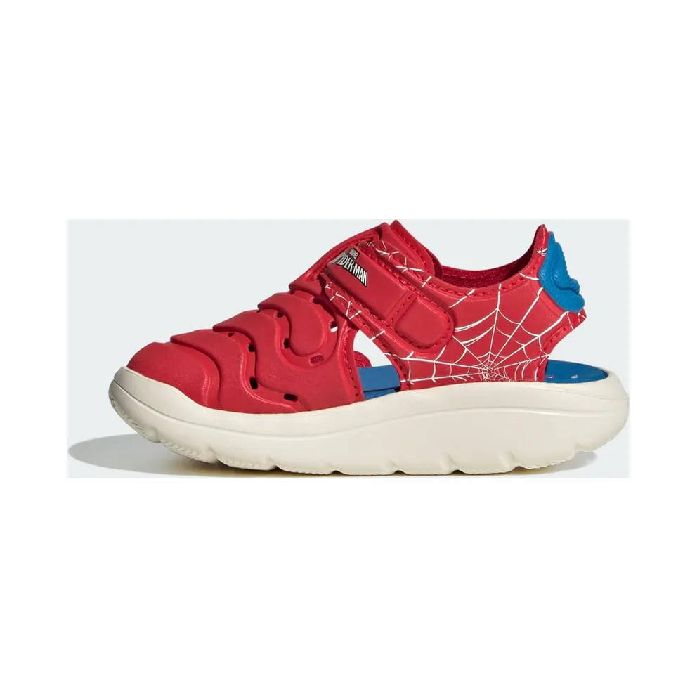 adidas Marvel Spider-man Water Sandals Infants “Pure Ruby / Cloud White / Bright Blue” (JQ4402)