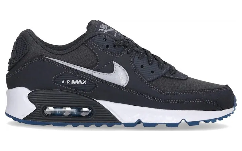 Nike Air Max 90 Reflective Swoosh Anthracite Industrial Blue (FV0381-001)