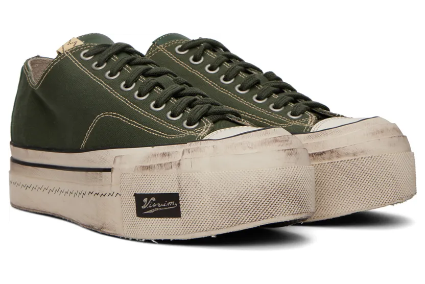 Visvim Green Skagway Sneakers (122201001003) (4)