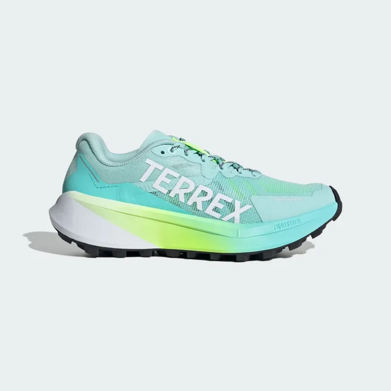 Adidas Terrex Agravic 3 Trail Running Semi Flash Aqua / Cloud White / Lucid Lemon (JR5250)