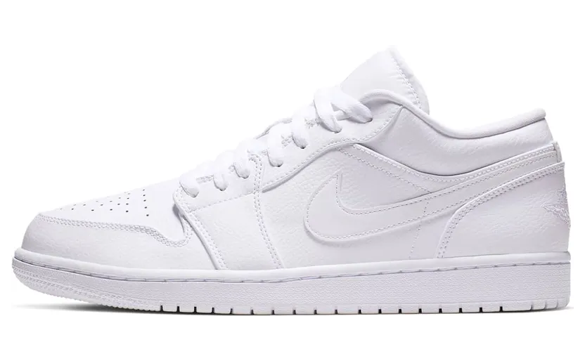 Air Jordan 1 Low Triple “White” (553558-112)