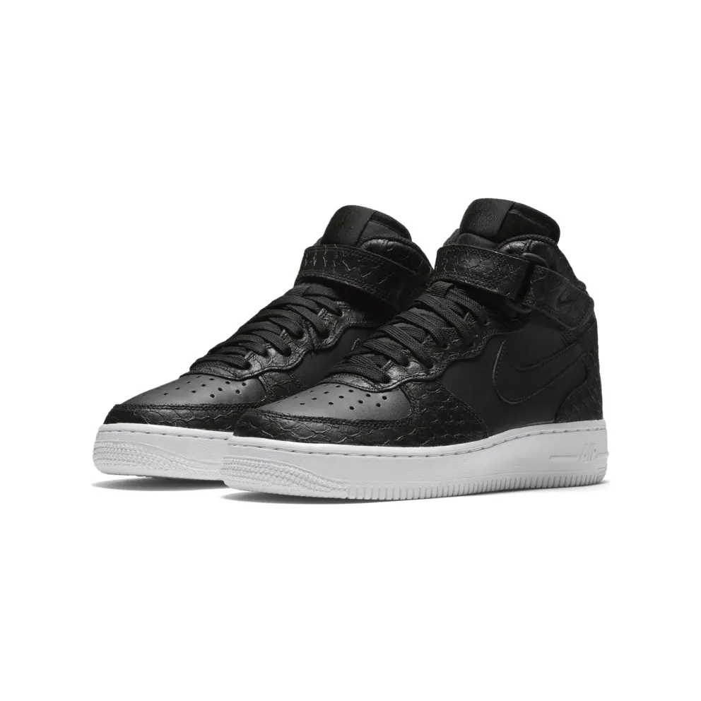 Nike Air Force 1 Mid Black Snake (GS)