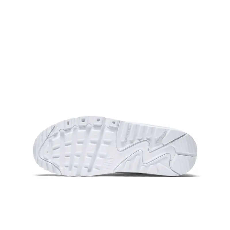 Nike Air Max 90 White Leather (GS) (833412-100)