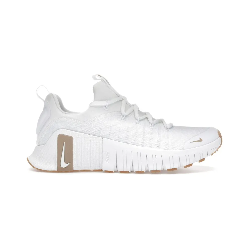 Nike Free Metcon 6 White Gum Light Brown Hemp (FJ7127-105)