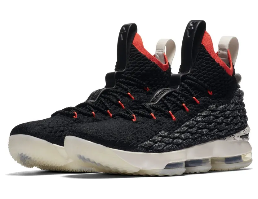 Nike LeBron 15 Black Bright Crimson