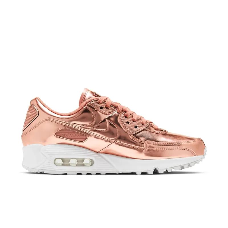 Nike Womens Air Max 90 ‘Metallic Pack’ Rose Gold (2020) (CQ6639-600)