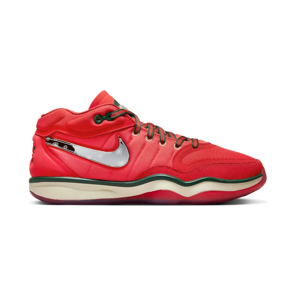 Nike Air Zoom GT Hustle 2 Christmas “Track Red / Mystic Red / Fir / Metallic Silver” (DJ9405-601)