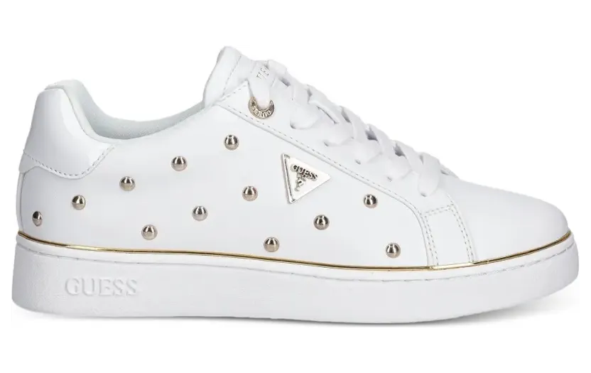 GUESS USA Bonitah sneakers met logo van studs – Wit (FLPBONELE12)