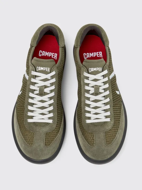Camper Pelotas Soller Lyocell Tencel and Suede Green (K101056-006PELOTASSOLLER0)