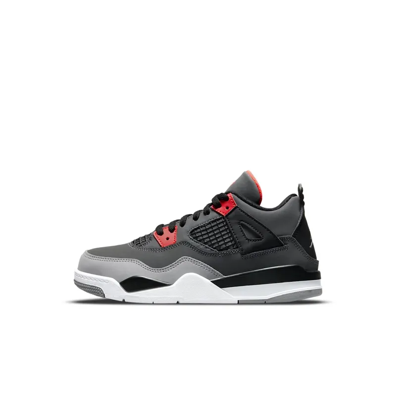 Jordan 4 Retro Infrared (PS) – “Dark Grey / Infrared 23-black-cement Grey” (BQ7669-061)