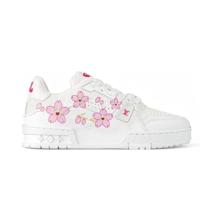 Louis Vuitton x Takashi Murakami LV Trainer Cherry Blossom White (1AGZEJ)