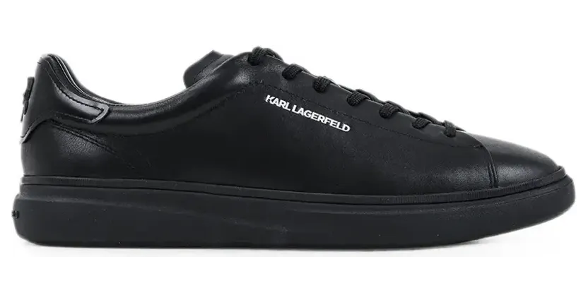 Karl Lagerfeld logo-embossed leather sneakers – Wit (KL53525)