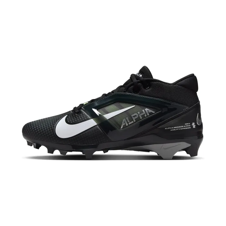 Nike Alpha Menace 4 Pro Black Light Smoke Grey White (FD7037-001)