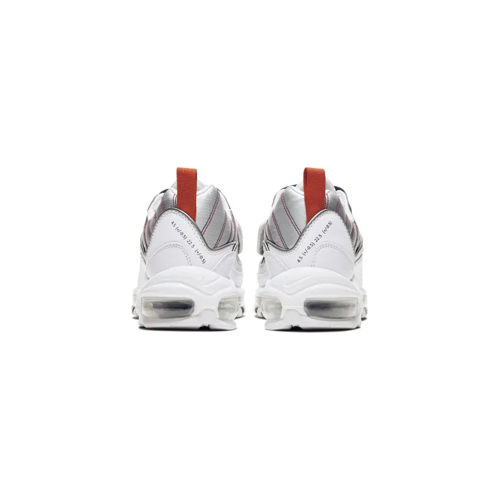 Nike Air Max 98 Starfish (W) White/Starfish-Wolf Grey-Gym Red (CQ3990-100)