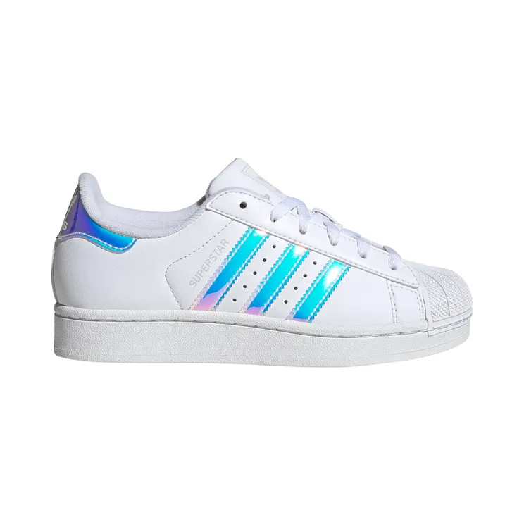 adidas Superstar II White Iridescent Stripes