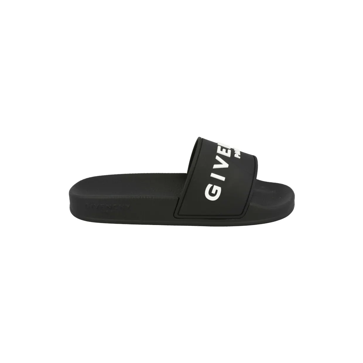 Givenchy Logo Signature Slides Black (BE30AS-E2GR-001)