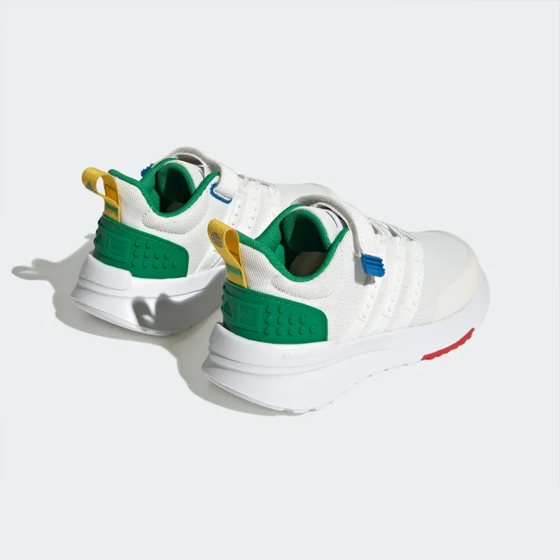 Adidas adidas x LEGO® Racer TR21 Elastic Lace and Top Strap Core White / Core White / Green (HQ1315)