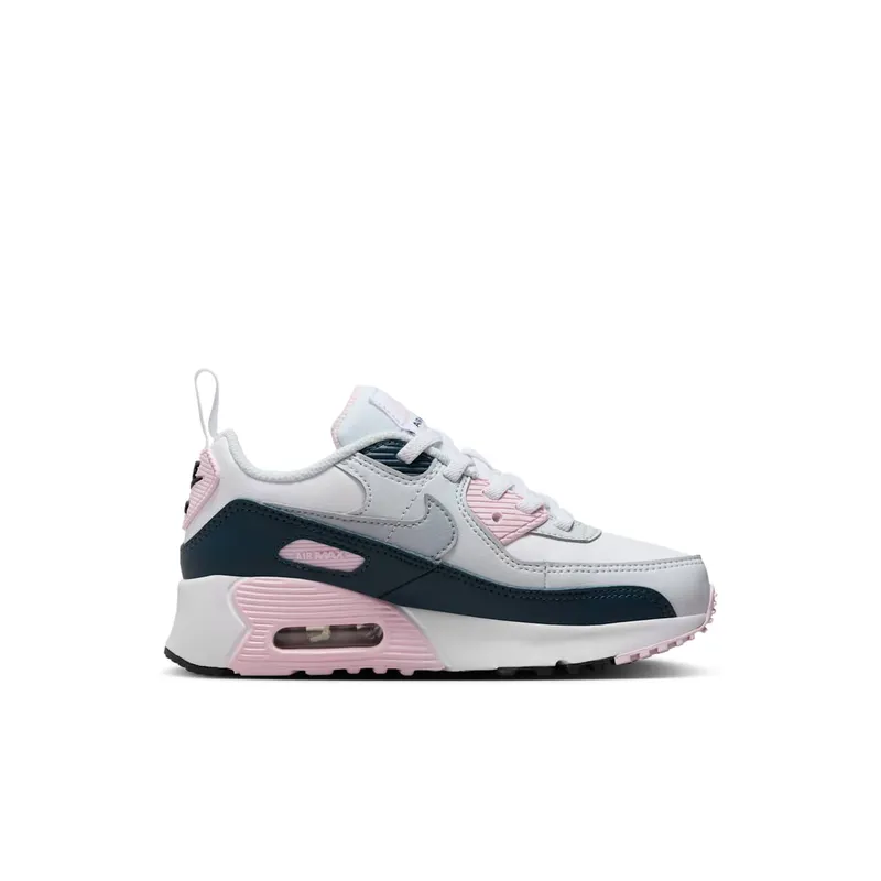 Nike Air Max 90 EasyOn White Pink Foam Armory Navy Wolf Grey (HF6357-104)