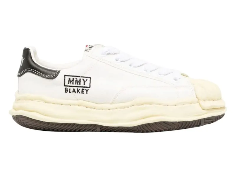 Maison Mihara Yasuhiro Blakey Vintage Sole Canvas Low White (A09FW732 WHITE)