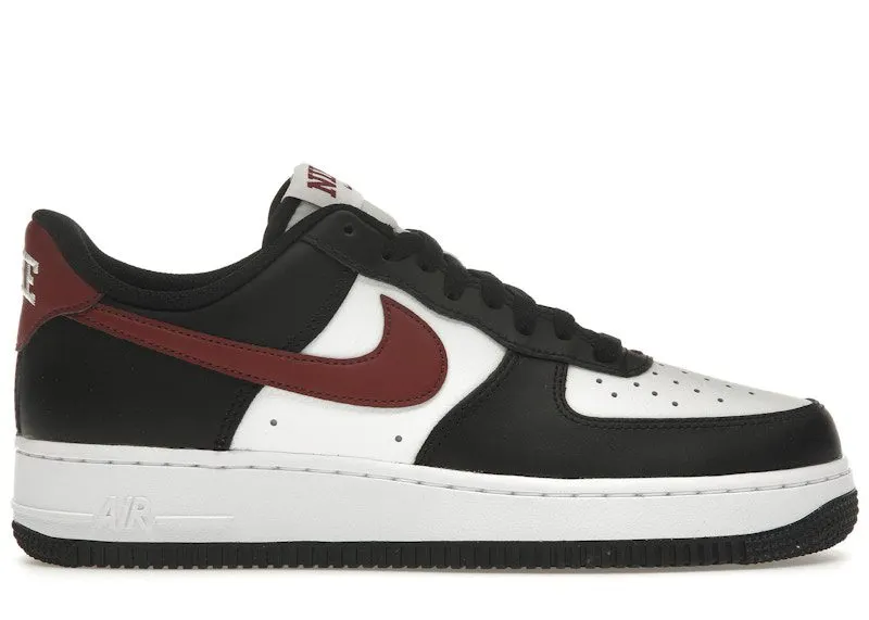 Nike Air Force 1 Low ’07 Black White Dark Team Red (FZ4615-001)