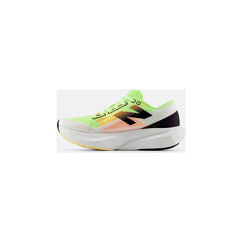 New Balance FuelCell Rebel v4 White Bleached Lime Glow (WFCXLA4)