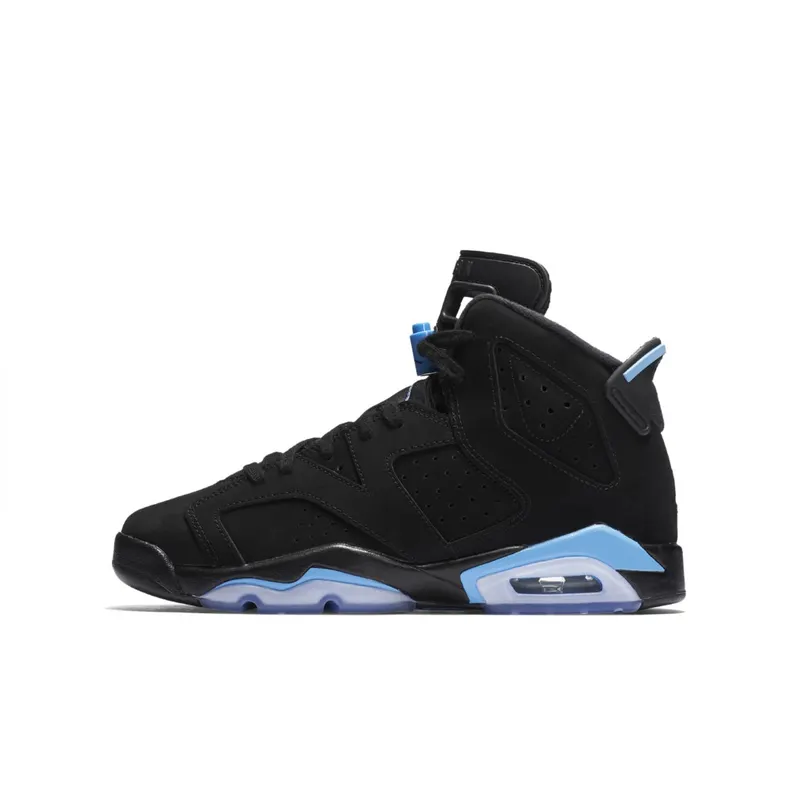 Jordan 6 Retro UNC (GS) Black/University Blue (384665-006)