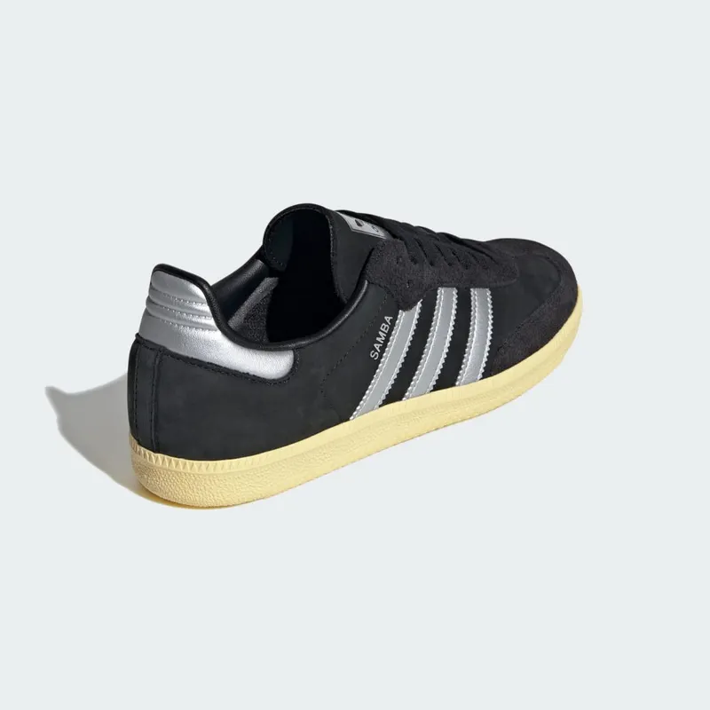 adidas Samba OG Core Black / Matte Silver / Almost Yellow (IE8128)