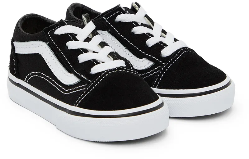 Vans Baby Black & White Old Skool Sneakers (VN0A3TFY6BT1)
