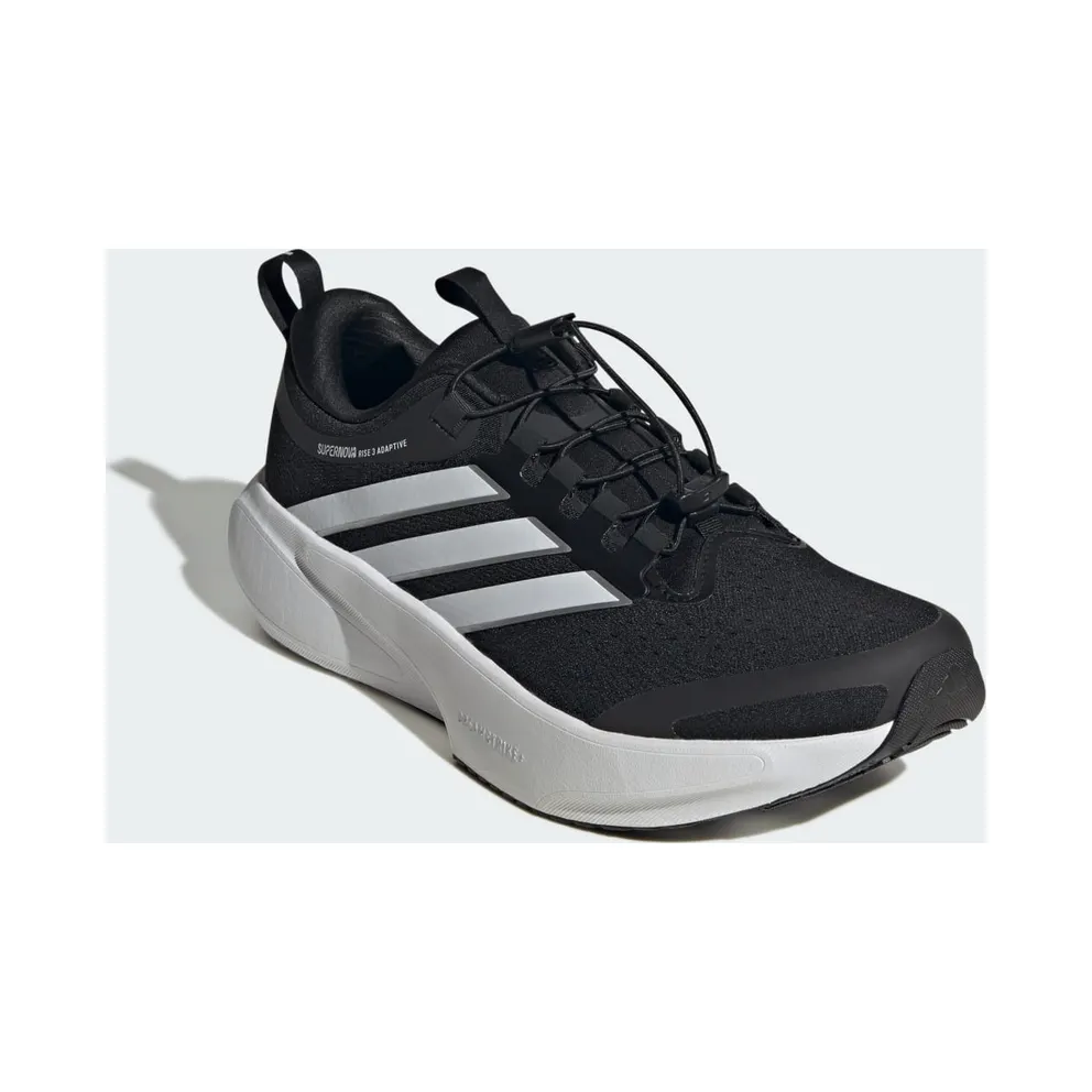 Adidas SUPERNOVA RISE 3 ADAPTIVE Running Shoes Core Black / Cloud White / Carbon (JQ4346)