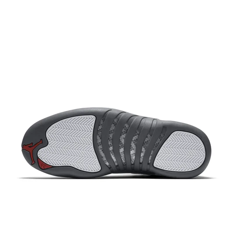Jordan 12 Retro White Dark Grey White/Dark Grey-Gym Red (130690-160)