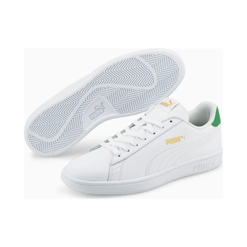 Puma Smash v2 leren Gold/Green/White (36521536)