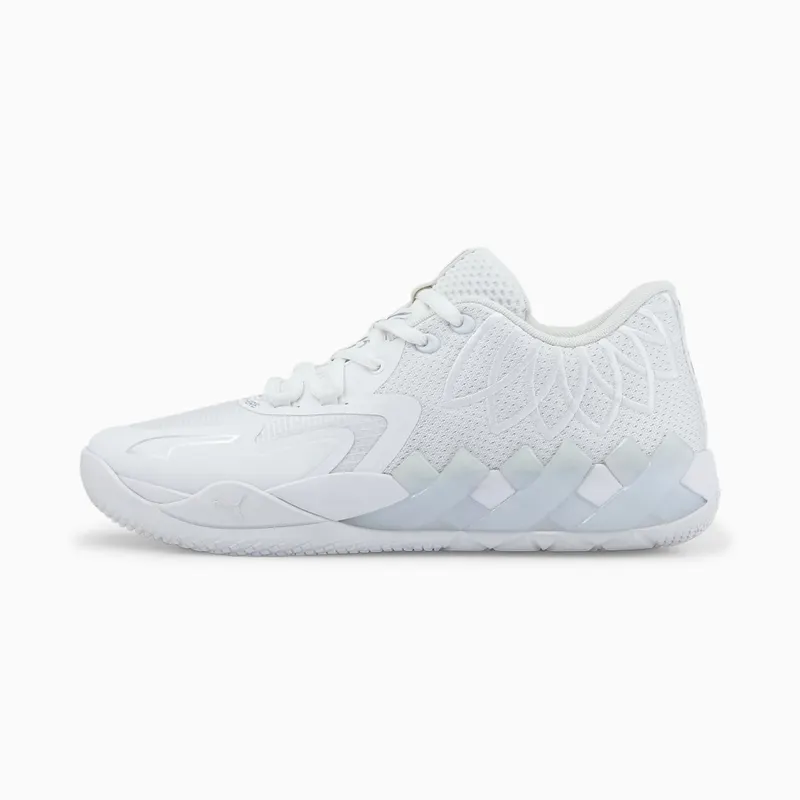 Puma MB.01 Lo Basketball Shoes Silver/White (376941-04)