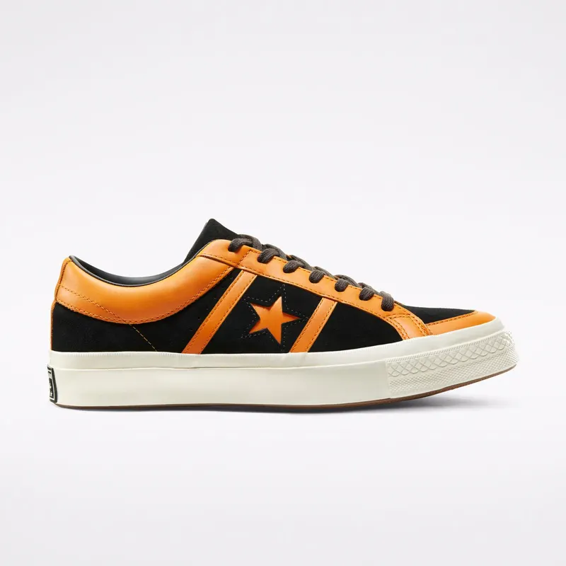 Converse One Star Academy Low Collegiate Suede Russet Orange Black/Russet Orange/Egret (167137C)