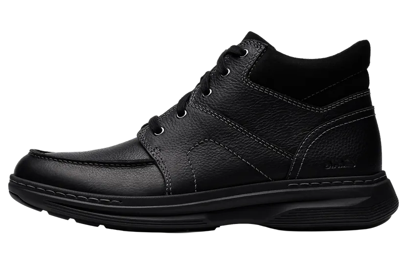Clarks Craftwell Mid “Black Tumbled Leather” (26184706)
