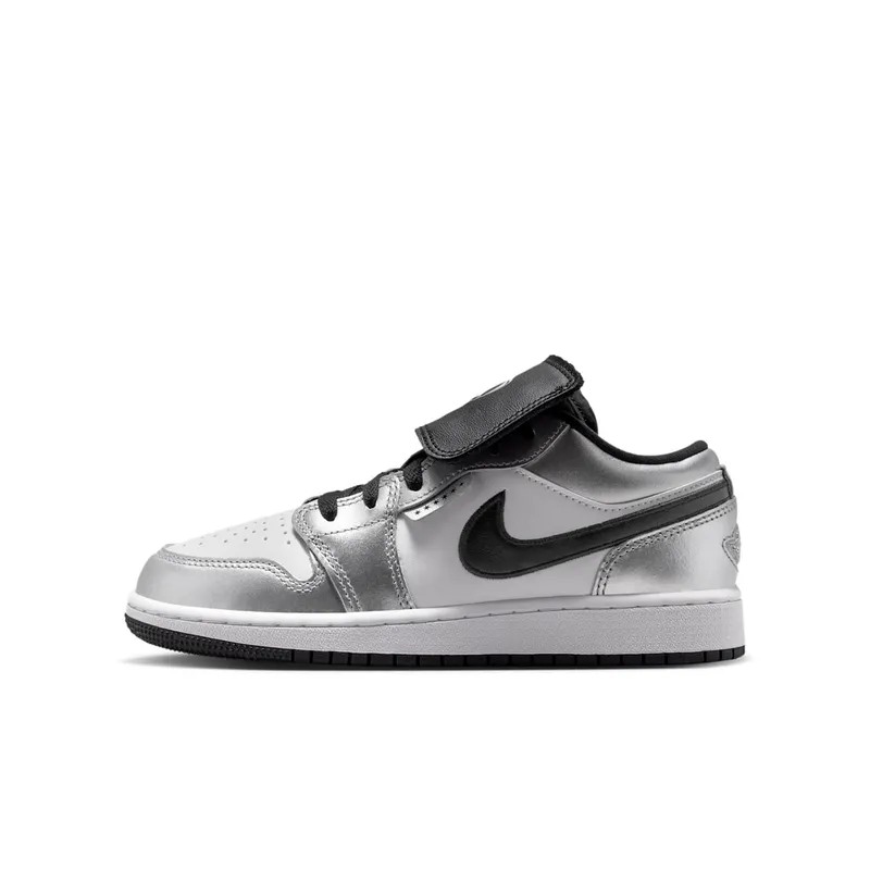 Jordan 1 Low SE GS “Metallic Silver Tiempo” (IR2310-100)