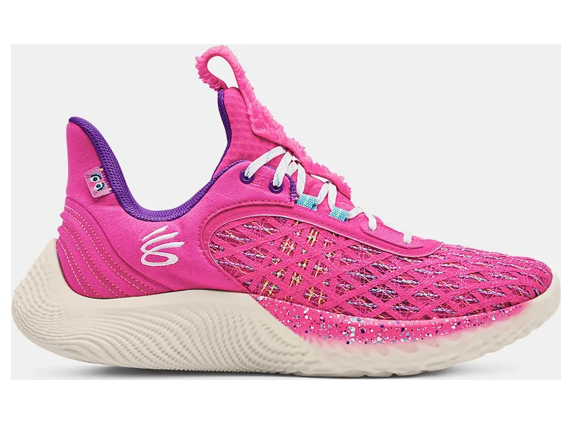 Under Armour nisex basketbalschoenen Curry Flow 9 Pink (3024248-605)