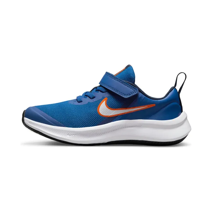 Nike Star Runner 3 Blue “Game Royal / Midnight Navy / Safety Orange / White” (DA2777-403)