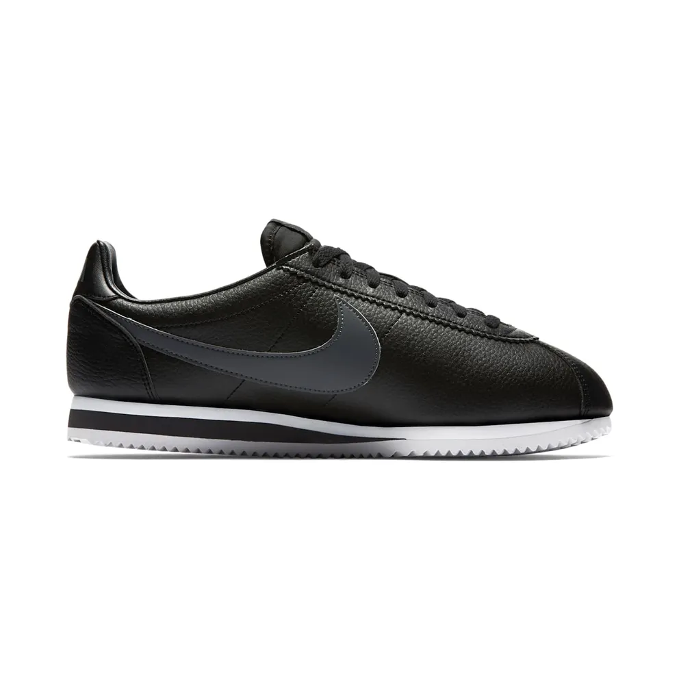 Nike Classic Cortez Leather Black/Dark Grey-White Black/Dark Grey-White (749571-011)