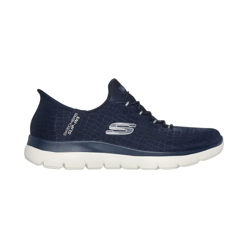 Skechers Slip-ins: Summits – Classy Night Sneaker Marine/Silber