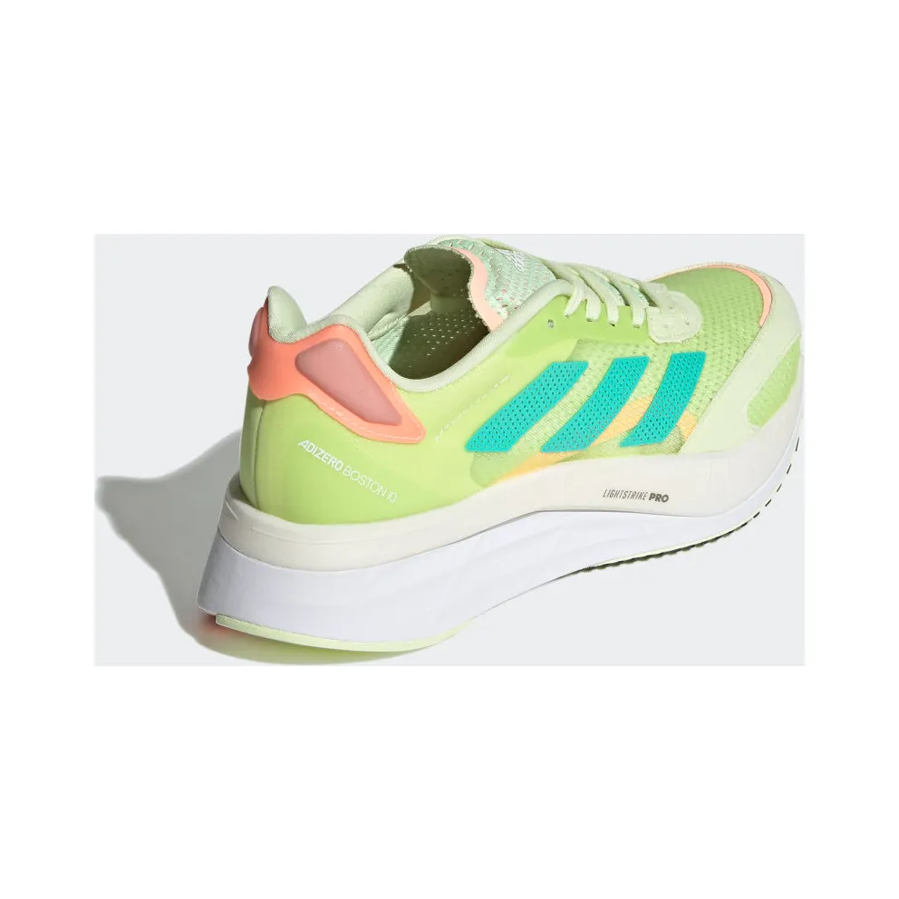 adidas Adizero Boston 10 Almost Lime / Mint Rush / Light Flash Orange (GY0906)