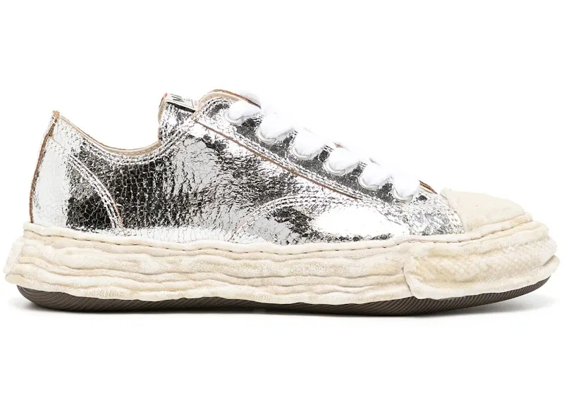 Maison Mihara Yasuhiro Peterson OG Sole Leather Low Cracking Leather Silver (A12FW708-SLV)