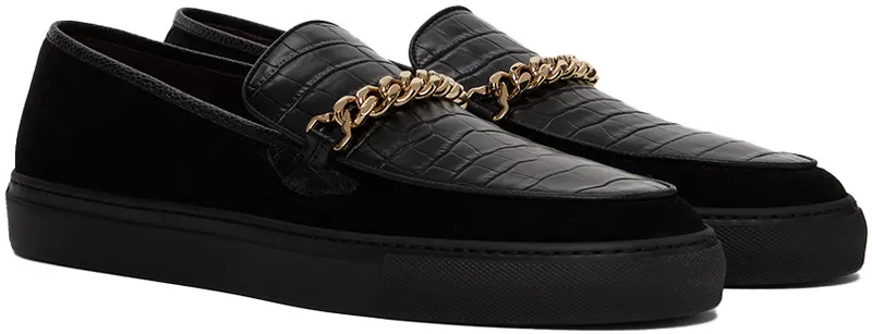 Human Recreational Services Black El Dorado Loafers (UI20GF0300X1C1)