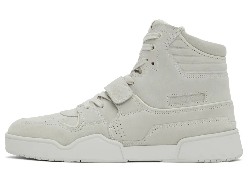 Isabel Marant Grey Alseeh Sneakers (22EBK0364-22E006N) (3)