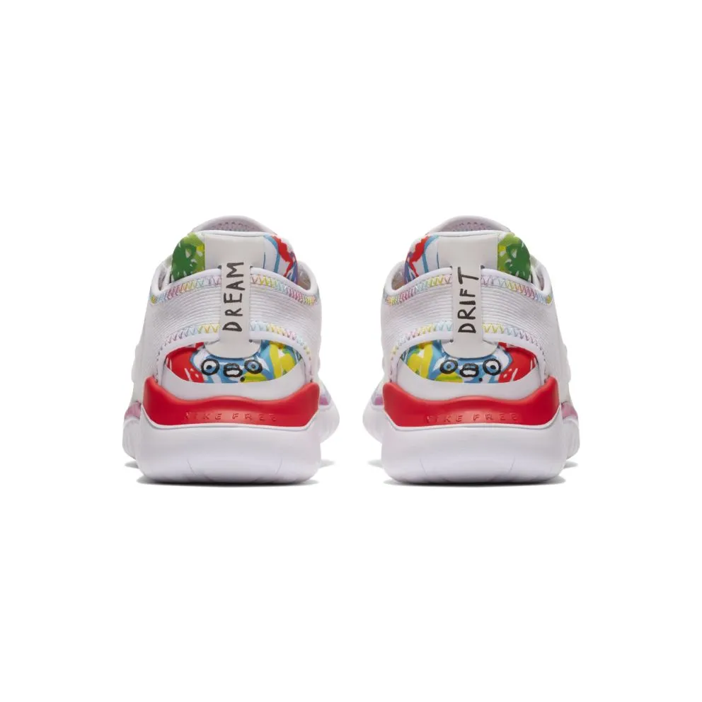 Nike Free RN 2018 Flabjacks (W) White/Fuchsia Blast-Dynamic Yellow-Black (AQ7509-100)