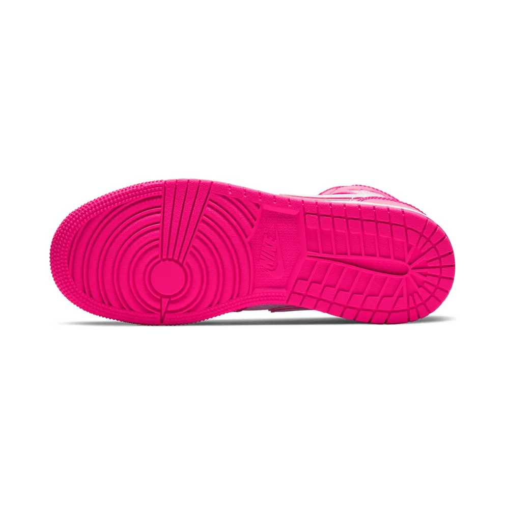 Jordan 1 Mid Hyper Pink White (GS) Hyper Pink/White-White (555112-611)