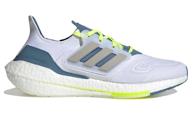 adidas Ultra Boost 22 White Metal Grey Linen Green (GX5912)