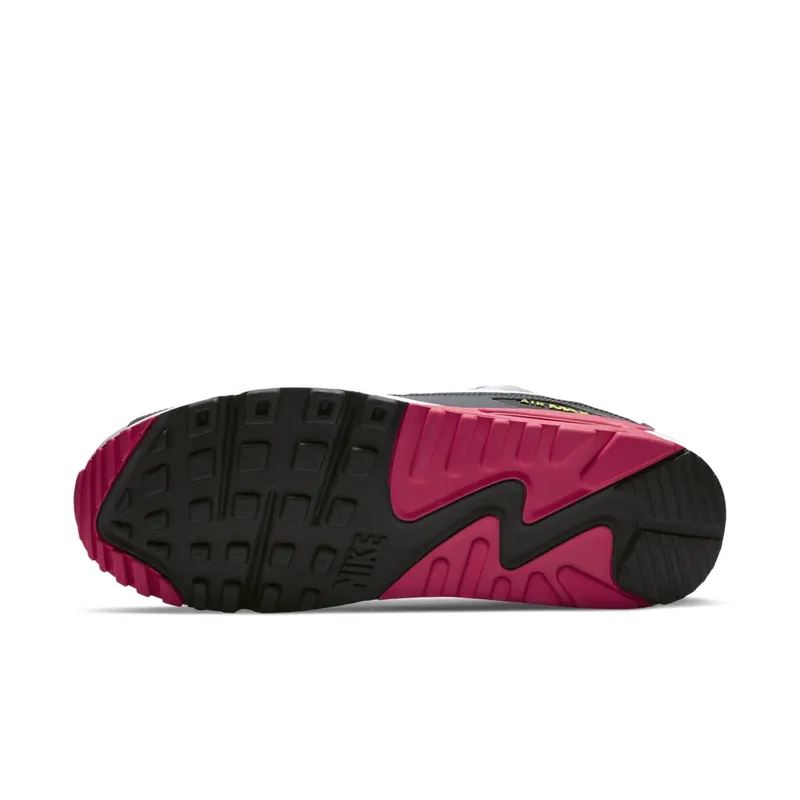 Nike Air Max 90 Wolf Grey Rush Pink Wolf Grey/Rush Pink-Volt-White (AJ1285-020)