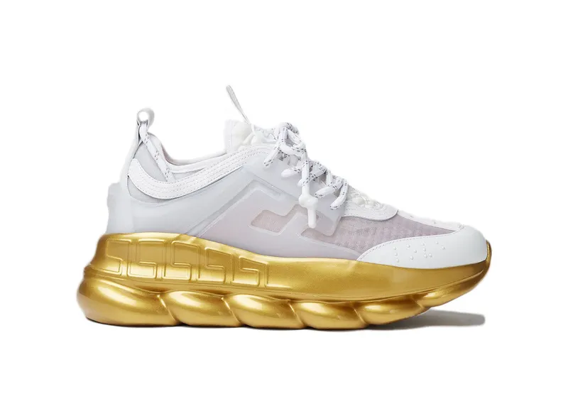 Versace Chain Reaction White Gold Sole (DSU7071E-D9TCG_D01O)
