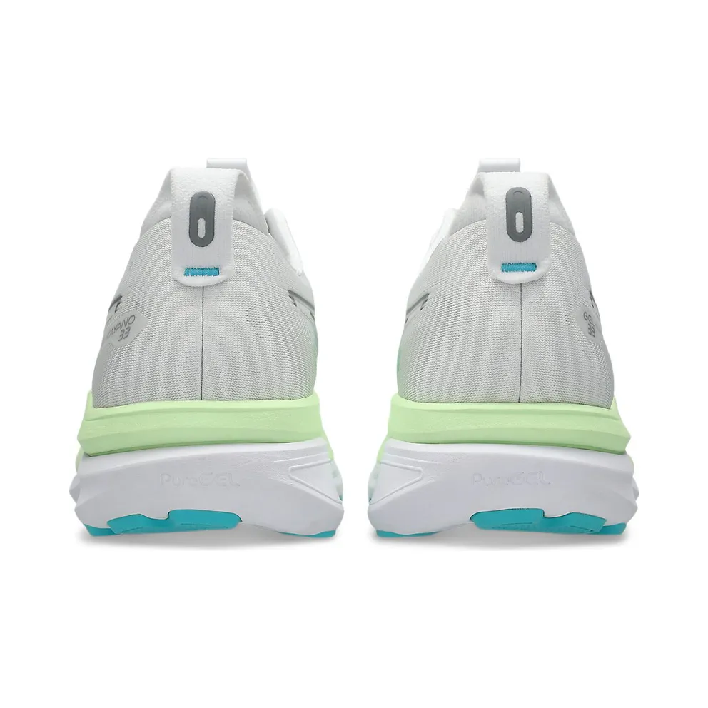 ASICS GEL-KAYANO 33 “White / Energy Aqua” (1011C167-100)
